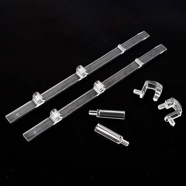 Clear Plastic PS Divider Interchangeable length Inserts Moulding
